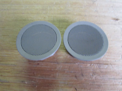BMW Rear Quarter Panel Speaker Covers (Pair) 65138376201 E46 323Ci 325Ci 330Ci M3